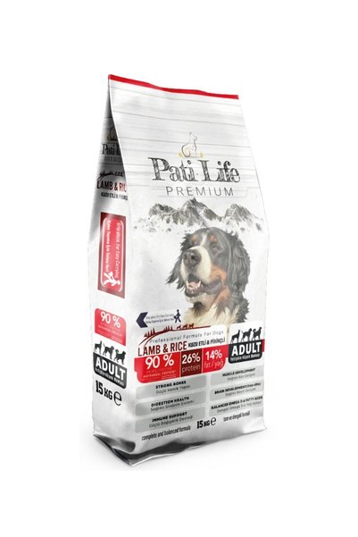 Pati Life Patilife Yetişkin Köpek Kuzu Etli & Pirinçli 15 Kg