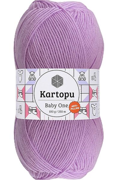 Kartopu Baby One Πλεκτό Χέρι Σχοινί K739 Λιλά