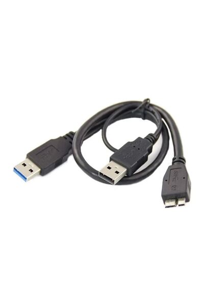MOLIX Usb 3.0 To Mikro Usb B Harici Harddisk Hdd Y Kablosu