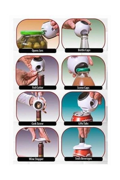 Havana 8 in 1 Multifunctional Can Opener