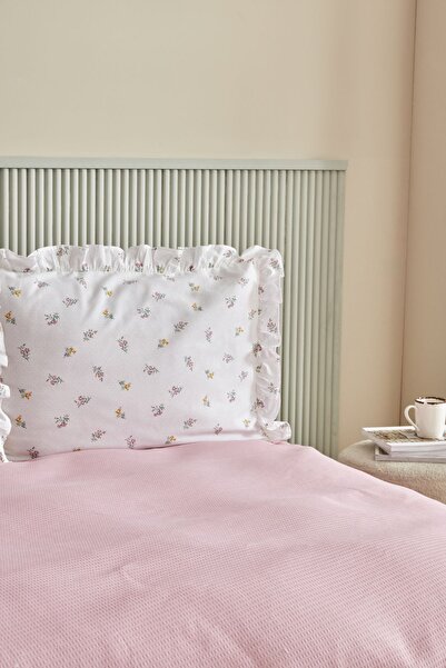 Karaca Home Lidya Double Pique Set - 100% Βαμβάκι, Πούδρα