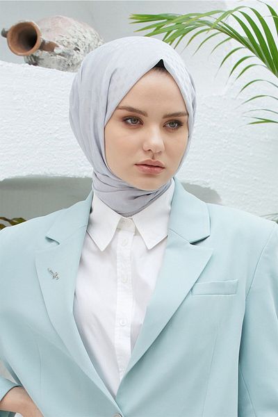 Loryan Gray Monochrome Richard Shawl - Scarf, Evening Dress and Daily Use