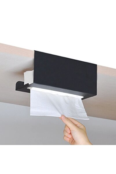 VELUX HOME Pratik Metal Çek Al Peçetelik Mutfak Organizeri Kağıt Havluluk Met...