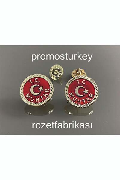 PROMOSTURKEY TC MUHTAR ROZET 2 Lİ SET GOLD KAPLAMA YENİ MODEL