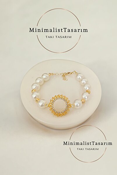 MinimalistTasarım Çeyrekli bileklik, Çeyrek altın takılan bileklik, Çeyrek uy...