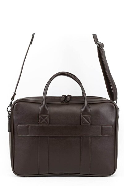 Sevinç Çanta Deridense Macbook Organizer - حقيبة كمبيوتر محمول بنية مقاس 13 بوصة و14 بوصة