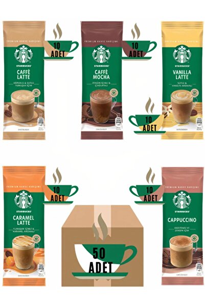 Starbucks Premium Kahve Karışımı 5 Çeşit 50 li