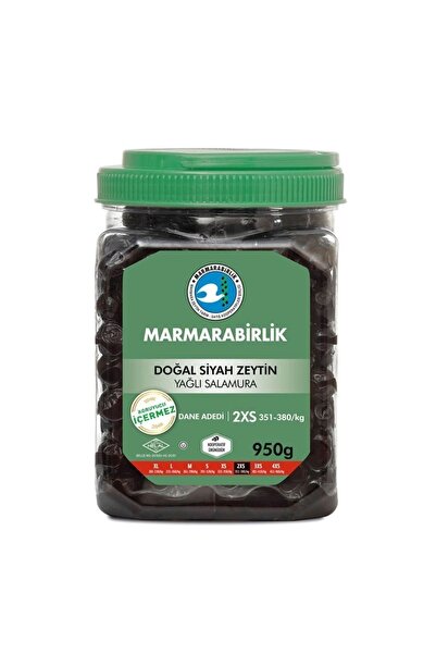 MarmaraBirlik Marmara Birlik Doğal Yağlı Salamura Zeytin (351-380) 950 gr