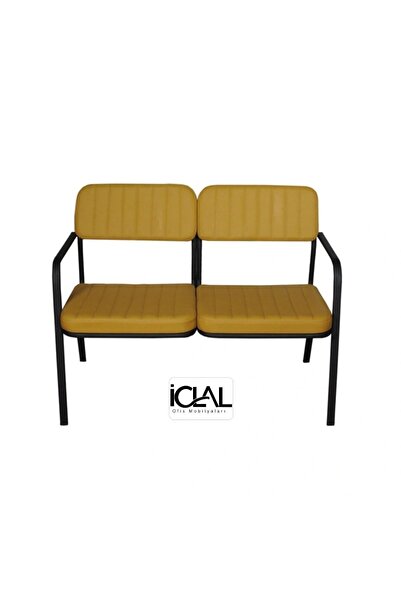 iclalofis Klas Ikili Bekleme Sandalyesi Misafir Sandalyesi Ikili Bekleme Kolt...