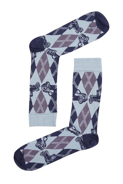 The Socks Company Ανδρικές Γκρι Κάλτσες 15kdcr137e-γκρι