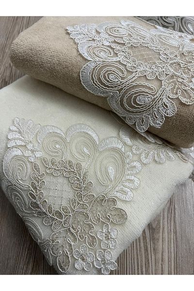 Çeyiz Bahçesi Emerald Velvet Hand and Face Towel 50/90cm