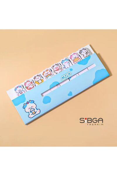 sibga tasarım Çocuklar Için Renkli Postit Post-it Post It. Kitap Ayracı Ayraç Sticker Not Kağıdı Kağıt 120 Yaprak