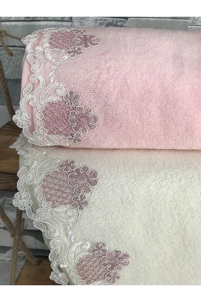 Çeyiz Bahçesi Πετσέτα Serimo Velvet 2 Pack
