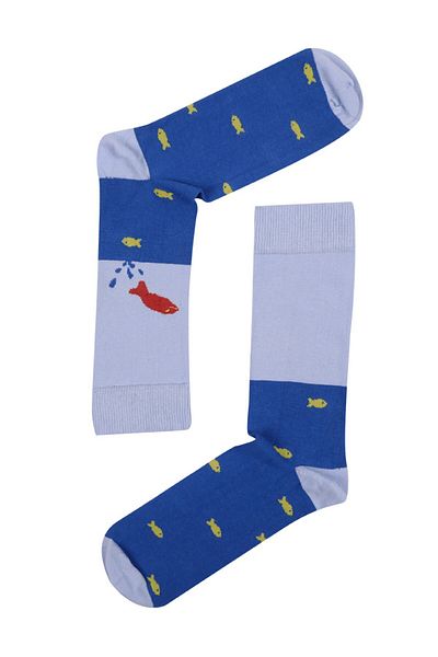 The Socks Company Ανδρικές κάλτσες μπλε 15kdcr120e-μπλε