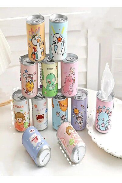 Vagon YUVARLAK İÇEÇEK KUTUSU ŞEKLİNDE ISLAK MENDİL