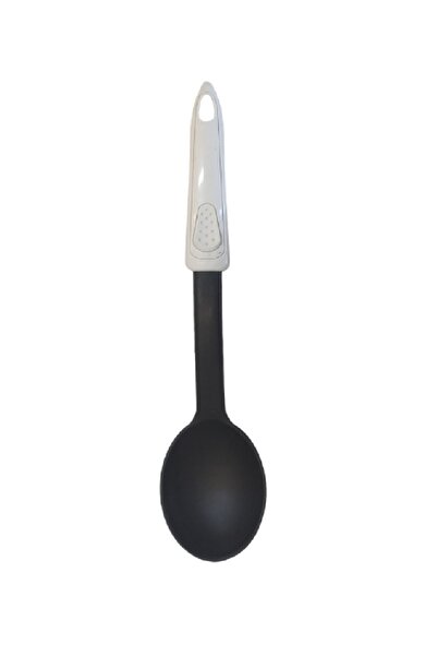 DEPOKON Teflon Serving Spoon - WHITE HANDLE