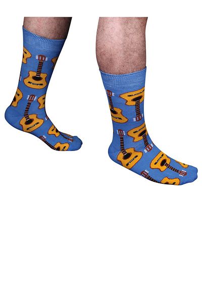 The Socks Company Șosete albastre pentru bărbați 15kdcr143e-albastru