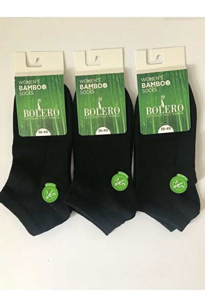 Bolero 3 Pack Bamboo Booties Women's Socks