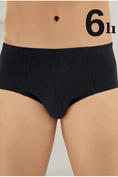 marmara qumasch Black 6-Pack Men's Underwear %100 Cotton Jersey