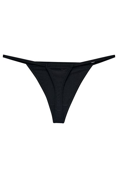 apak Ap&Ak Women's Black 5 Pack Pretty Ip Thong