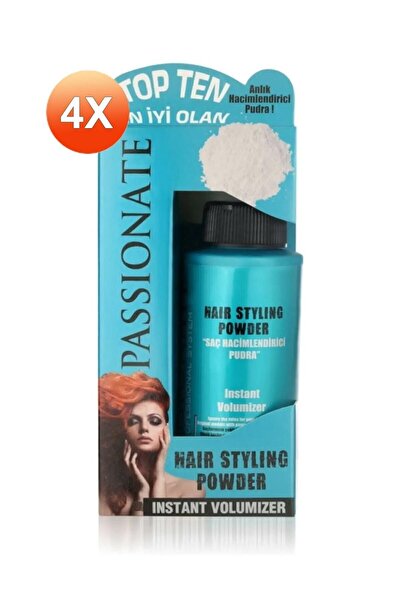 Passionate Şekillendirici Saç Pudrası 20gr Mavi X 4 Adet