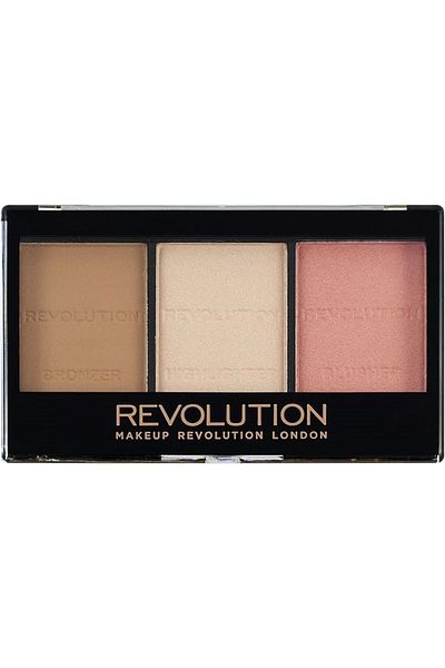 Revolution Brand: Revolution Ultra Sculpt 3-Color Contour Palette-Fair C01
