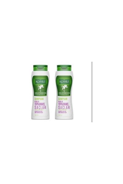 Komili 500 ML (2 Pieces) Komili Dry and Frayed Hair Shampoo
