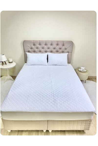 OGİ HOME مرتبة سرير مبطنة صغيرة مقاس 150 × 200 - قطن مقاوم للسوائل