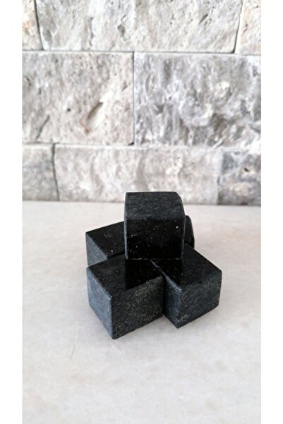 Zeybek Marble Doğal Granit Mermer Viski Taşı & Whiskey Buz Küpü & Soğutma Taşı 2×2 Cm