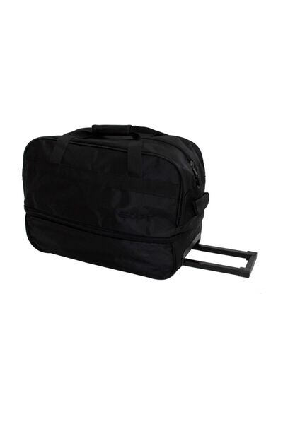 ESCAPE 201-s Black Two-Wheeled Travel Bag with Check