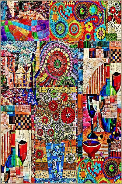 Rugs Modern Halı مزهرية زهور عصرية برتقالية حمراء منسوجة بقاعدة برتقالية قابل...