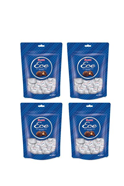 Ülker Ece 4'lü Ikramlık Bütün Fındıklı Sütlü Çikolata 350 Gr