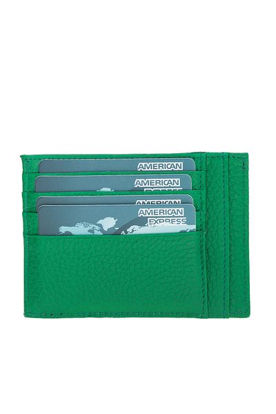 Lev Leather Θήκη πιστωτικής κάρτας από γνήσιο δέρμα - Θήκη για κέρματα, Θήκη για μετρητά, Όνομα με δυνατότητα γραφής