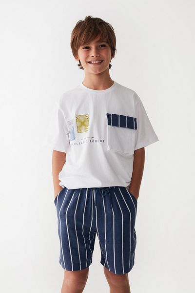 nk kids Tricou BoHome alb pentru băiat - NK KIDS BCD 46337