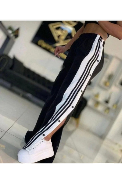 Moka Shopin Μαύρο Unisex Αλεξίπτωτο Υφασμάτινο Snap Φούτερ