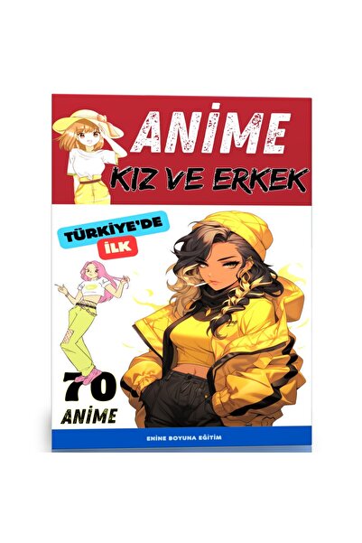 EBE Enine Boyuna Eğitim كتاب تلوين الفتيات والفتيان الأنمي