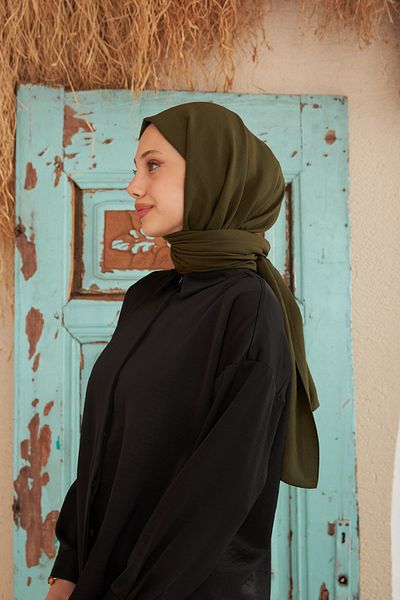 İpekhan Rise Cotton Shawl Σκούρο Καφέ 9500-12