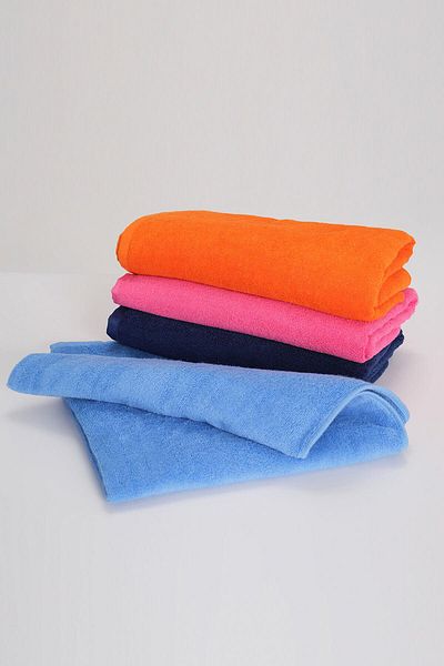 Haşema 70X140 Prosop de plajă din microfibră albastră