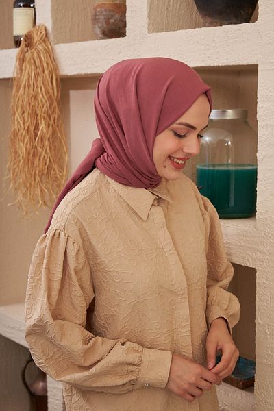 İpekhan Σάλι Rise Cotton Karmen Ροζ 9500-04