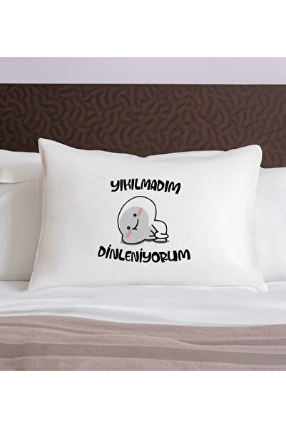 Bk Gift Eğlenceli Tasarımlı Pamuklu Yastık Kılıfı-3 50x70cm , Sevgiliye Hediy...