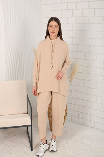 Melike Tatar طقم تونيك حجري أساسي موديل 32-2207