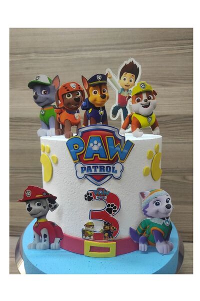 bizdenpastacılık Paw Petrol Maket Pasta