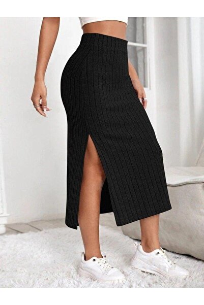 Esinty Esinty Trendy pentru damă - Fusta carasolă cu crestătură