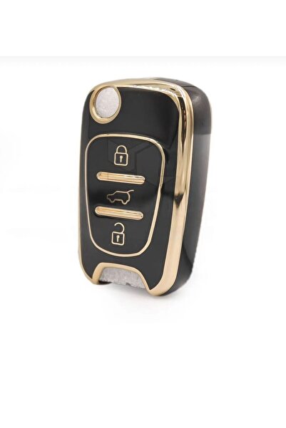 EBG İSTANBUL Hyundai I10 I20 I30 Ix25 Ix35 - حافظة مفاتيح نانو 3 أزرار، لون ذ...