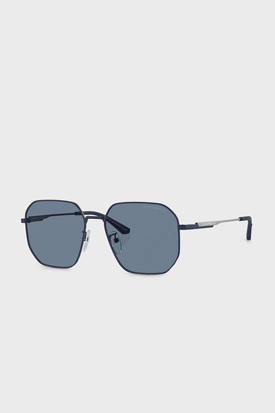 Emporio Armani نظارة شمسية للرجال - موديل 2154d - مقاس العدسة: 57 مم - أزرق غير لامع