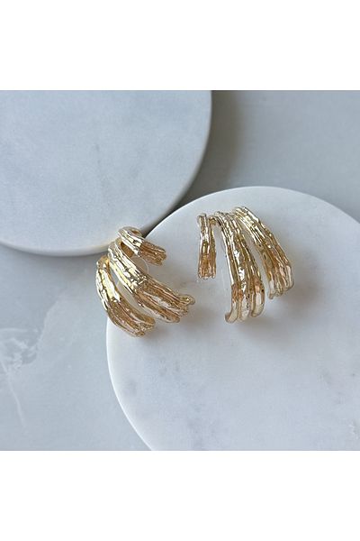 CHARMLUCKY Steel brand model earrings