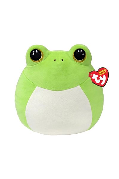 TY Beanie Boos Green Snapper TY Beanies - 35 سم ضفدع إسفنجي