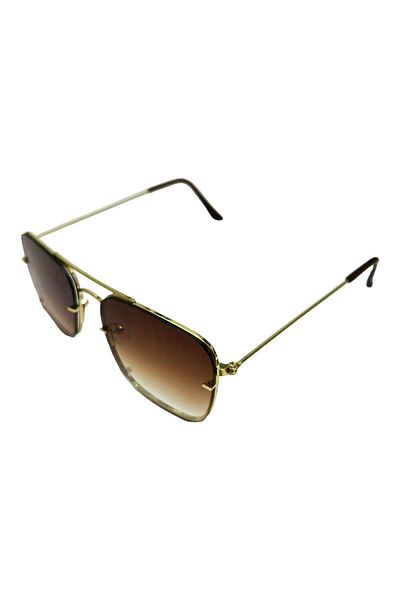 Silvio Monetti Unisex Brown Degrage UV400 Sunglasses -615412