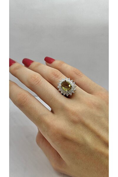 Selen’S Gümüş Kadın Sultanit Taşı  Gümüş Yüzük