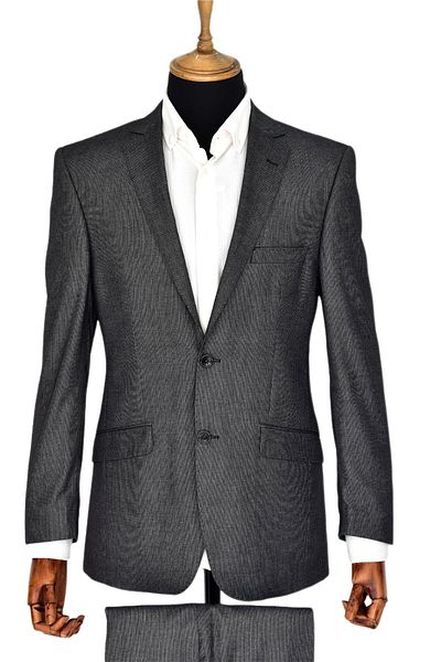 BAGLAN SR-5118-04 Men's Smoked Suit